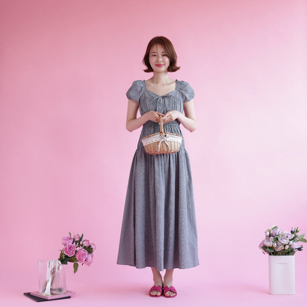 再販】Isabelle Puff Dress – MAISON MARBLE