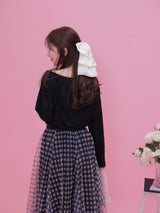 Jacquard Dolman Tops - MAISON MARBLE