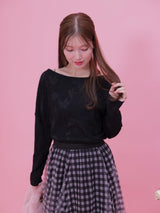 Jacquard Dolman Tops - MAISON MARBLE