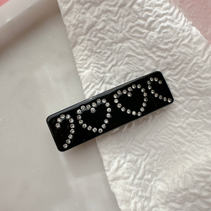 Kirakira Heart Barrette - MAISON MARBLE