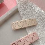 Kirakira Heart Barrette - MAISON MARBLE