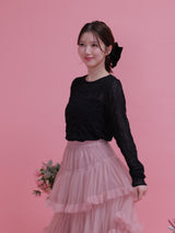 Kushu Kushu Sheer Tops - MAISON MARBLE