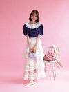 Lace Collar Tops Lina - MAISON MARBLE