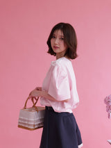 Lace Collar Tops Lina - MAISON MARBLE