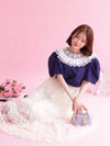 Lace Collar Tops Lina - MAISON MARBLE