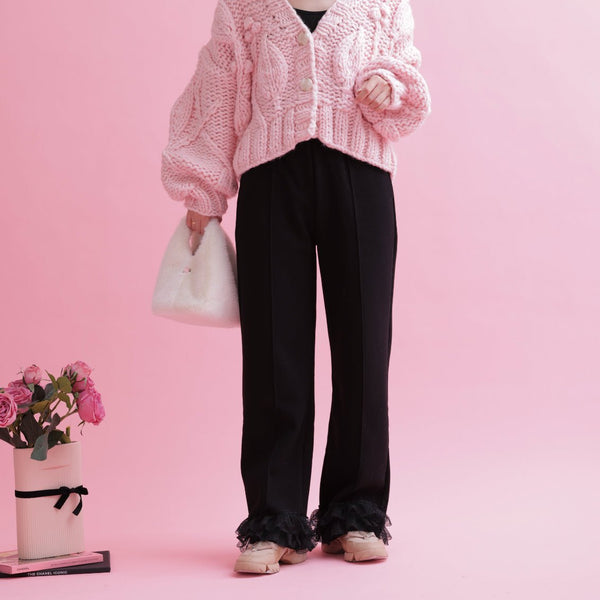 Lace Cozy Pants - MAISON MARBLE