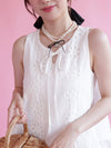 Lace Flare Blouse - MAISON MARBLE