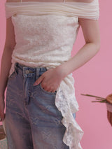 Lace Frill Tops - MAISON MARBLE