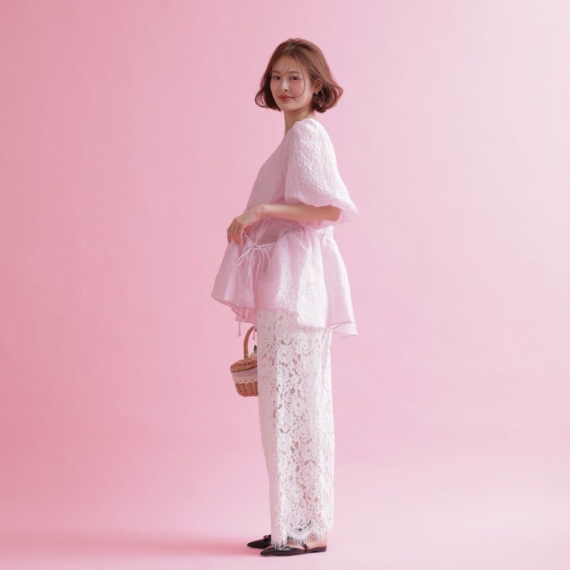 Lace Layering Pants - MAISON MARBLE