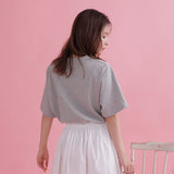 Lace Ribbon Tee - MAISON MARBLE