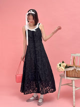 Lace Sheer Dress - MAISON MARBLE