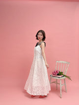 Lace Sheer Dress - MAISON MARBLE