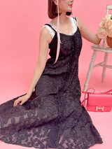 Lace Sheer Dress - MAISON MARBLE