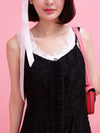 Lace Sheer Dress - MAISON MARBLE