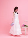 Lace Sheer Dress - MAISON MARBLE