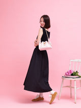 Lace Shoulder Dress - MAISON MARBLE