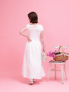 Lace Shoulder Dress - MAISON MARBLE