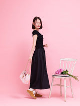 Lace Shoulder Dress - MAISON MARBLE
