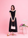 Lace Shoulder Dress - MAISON MARBLE