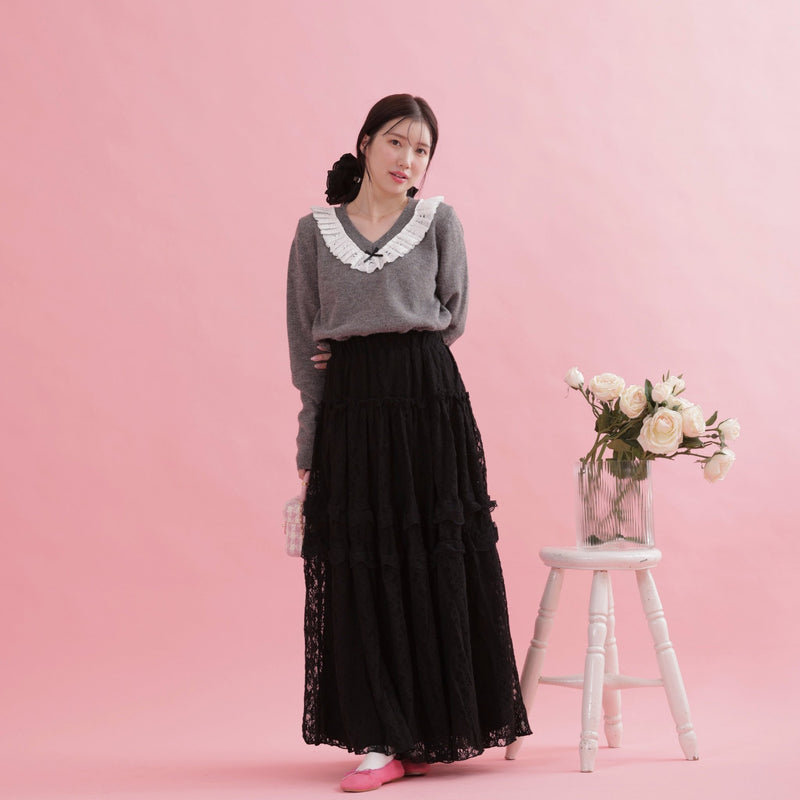 Lace Skirt - MAISON MARBLE