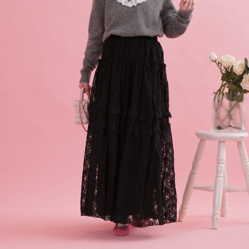 Lace Skirt - MAISON MARBLE