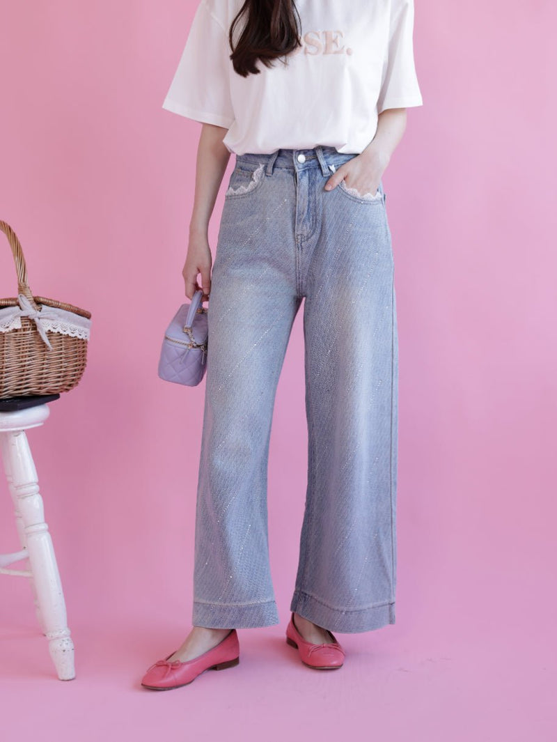 Lace Stone Denim - MAISON MARBLE