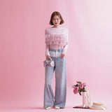 Lace Swan Denim - MAISON MARBLE