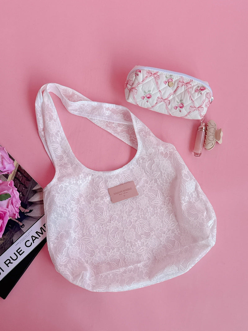 Lace Tote Bag - MAISON MARBLE