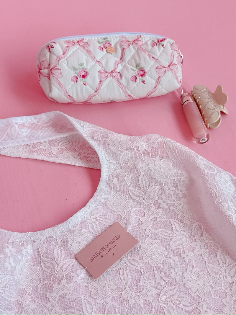 Lace Tote Bag - MAISON MARBLE