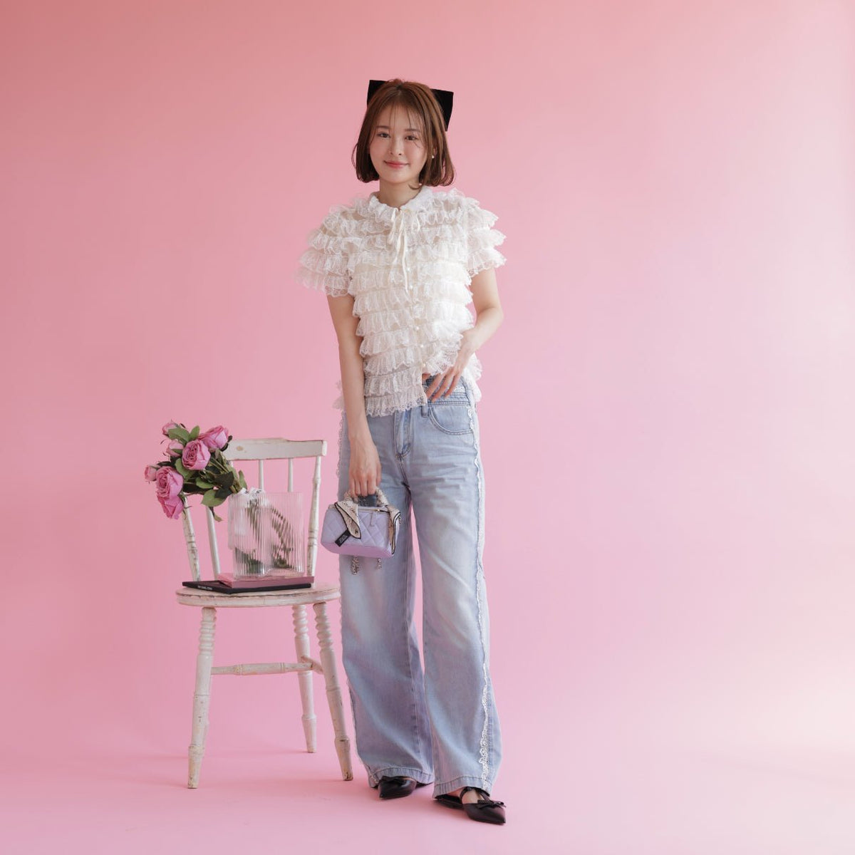 Lacy Angel Blouse – MAISON MARBLE