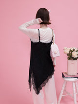 Lacy Asymmetry Cami Set - MAISON MARBLE