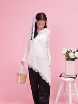 Lacy Asymmetry Cami Set - MAISON MARBLE