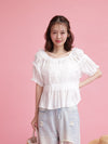 Lacy Camille Blouse - MAISON MARBLE