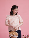 Lacy Camille Blouse - MAISON MARBLE