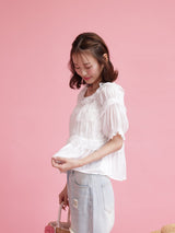 Lacy Camille Blouse - MAISON MARBLE