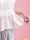 Lacy Camille Blouse - MAISON MARBLE