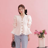 Lacy Flair Cardigan - MAISON MARBLE