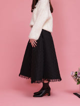 Lacy Quilting Skirt - MAISON MARBLE