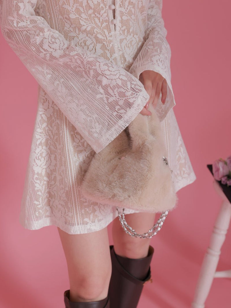Lacy Rose Dress - MAISON MARBLE