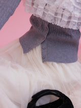 Lacy Round Collar Knit - MAISON MARBLE