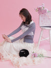 Lacy Round Collar Knit - MAISON MARBLE