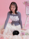 Lacy Round Collar Knit - MAISON MARBLE