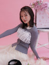 Lacy Round Collar Knit - MAISON MARBLE