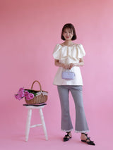 Lacy Strech Pants - MAISON MARBLE