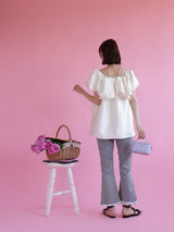 Lacy Strech Pants - MAISON MARBLE