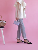 Lacy Strech Pants - MAISON MARBLE