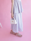 Lavender Ribbon Set Skirt - MAISON MARBLE