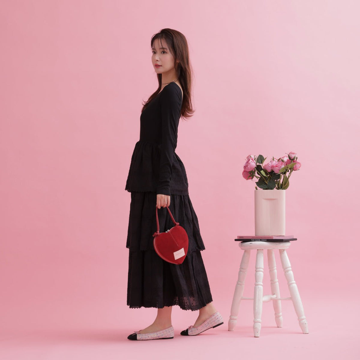 Layered Cotton Docking Dress – MAISON MARBLE