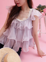 Layered Lueur Blouse - MAISON MARBLE
