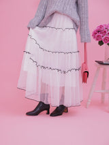 Lily Tiered Skirt - MAISON MARBLE